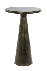 SIDE TABLE PILLE TALL METAL ANTIK BRONZE 